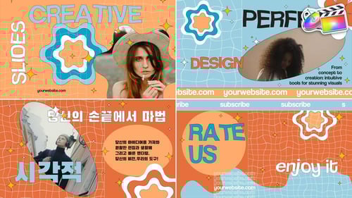 Download Colorful Creative Slides | FCPX Apple Motion Template