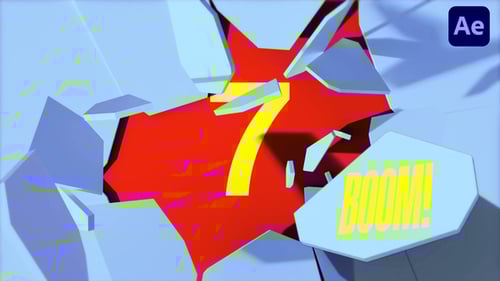 Download Crash Count Unveil After Effect Template
