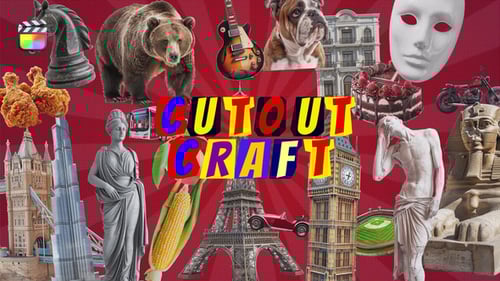 Download Cutout Craft Apple Motion Template
