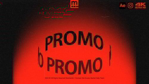 Download Fast Kinetic Typography Promo After Effect Template