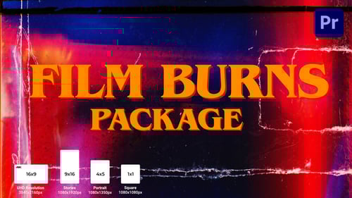 Download Film Burns Package Premiere Pro Template