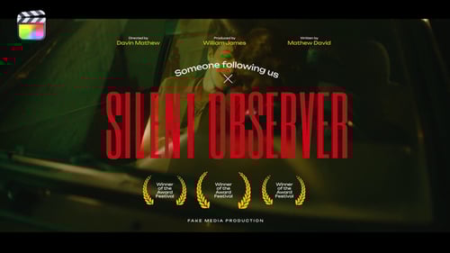 Download Film Titles Apple Motion Template
