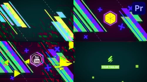 Download Glitch Logo Reveal for Premiere Pro Premiere Pro Template
