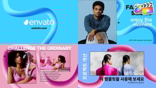 Download Gradient Fashion Slides for FCPX Apple Motion Template