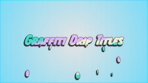 Download Graffiti Drip Titles Premiere Pro Template