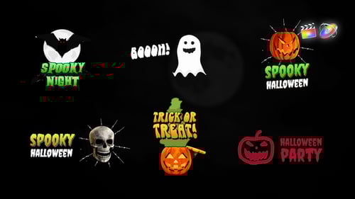 Download Halloween Spooky Titles Pack Apple Motion Template