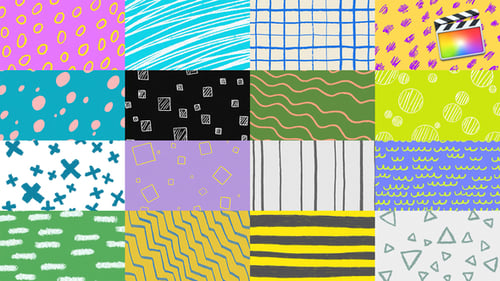 Download Hand Drawn Background | Final Cut Pro Apple Motion Template