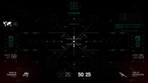 Download HUD UI Game Controller Screen 3 After Effect Template