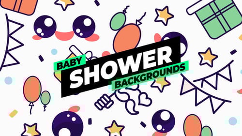 Download Kids Icons Backgrounds After Effect Template