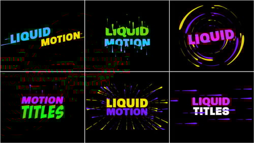 Download Liquid Motion Titles Premiere Pro Template