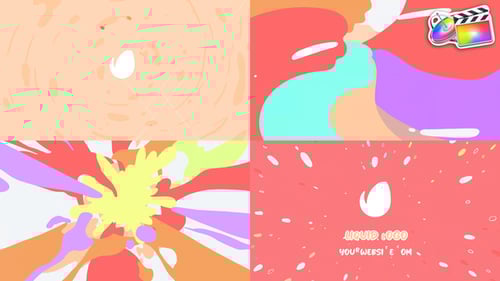 Download Liquid Shapes Logo Opener for FCPX Apple Motion Template