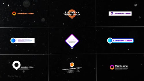 Download Location Titles | FCPX & Apple Motion Apple Motion Template