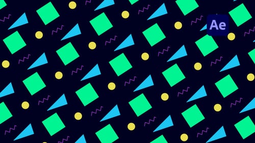 Download Looping Back grounds After Effect Template