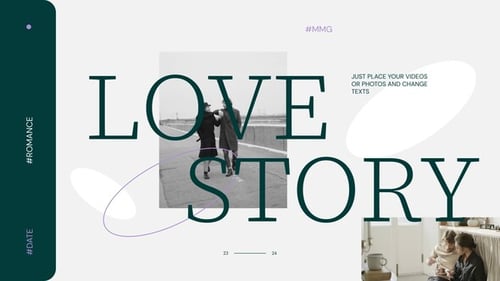 Download Love Story Promo After Effect Template