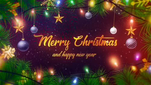 Download Merry Christmas Intro After Effect Template