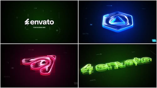 Download Modern Tech Logo Reveal After Effect Template