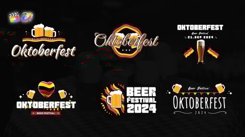Download Oktoberfest Titles Pack Apple Motion Template