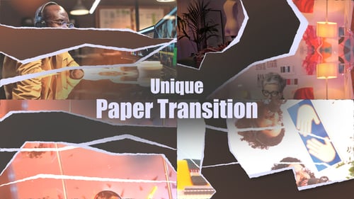 Download Paper Transitions MOGRT Premiere Pro Template