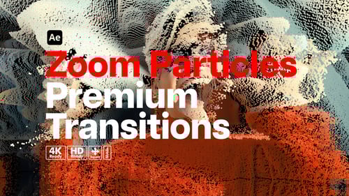 Download Premium Transitions Zoom Particles After Effect Template