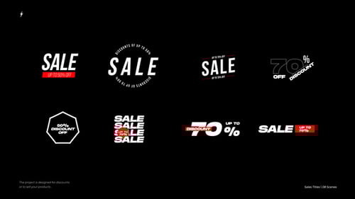 Download Sales Titles | After Effects After Effect Template