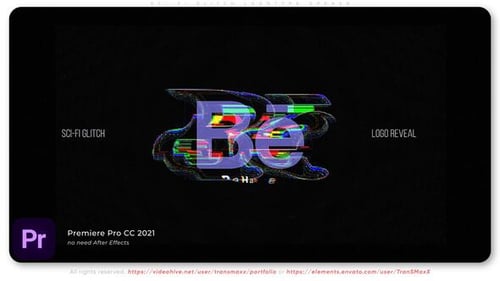 Download Sci-Fi Glitch Logotype Opener Premiere Pro Template