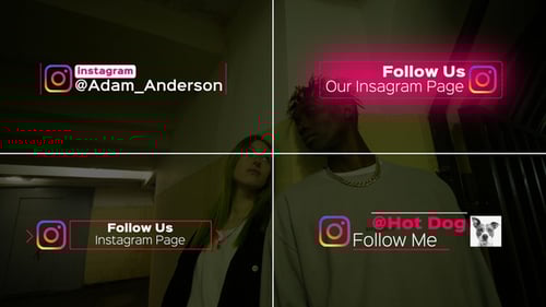 Download Social Media Lower Thirds 2 After Effect Template