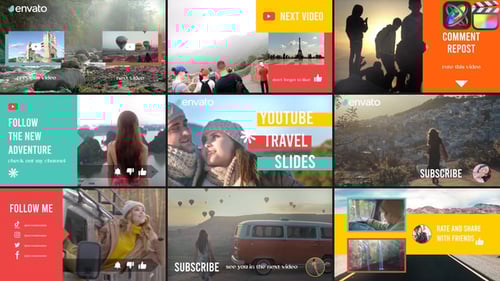 Download Social Media Travel Scenes for FCPX Apple Motion Template