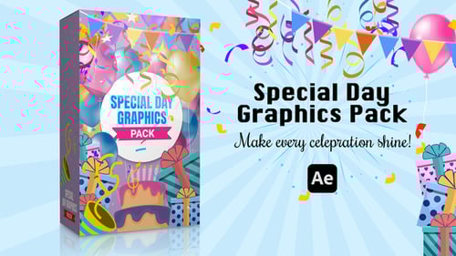 Download Special Day Pack After Effect Template