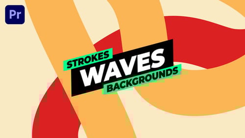 Download Strokes Backgrounds Premiere Pro Template