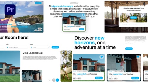 Download Travel Agency Promo Premiere Pro Premiere Pro Template