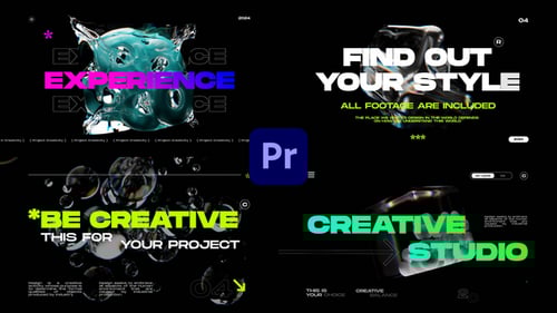 Download Typography Posters MOGRT Premiere Pro Template