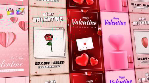Download Valentines Day Stories Pack Apple Motion Template
