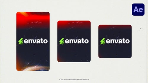 Download Vertical Grunge Film Logo After Effect Template
