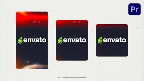 Download Vertical Grunge Film Logo Premiere Pro Template