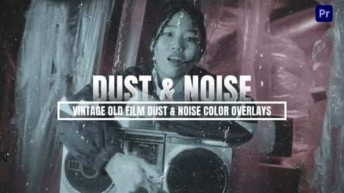 Download Vintage Old Film Dust and Noise Color Overlays | PP Premiere Pro Template