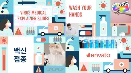 Download Virus Medical Explainer Scenes for FCPX Apple Motion Template