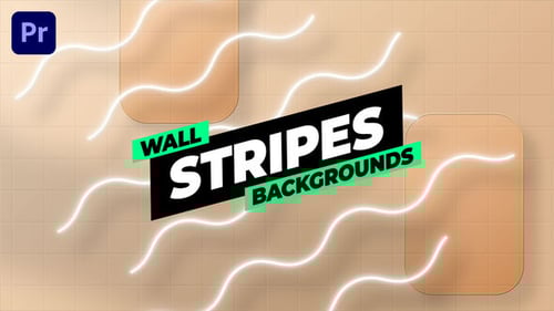 Download Wall Stripes Backgrounds Premiere Pro Template