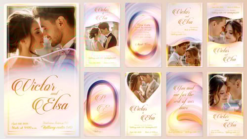 Download Wedding Invitation Instagram Reels Stories After Effect Template