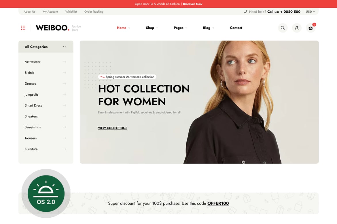 Download Weiboo – Multipurpose Shopify Theme