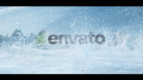 Download Winter Frost Snowflakes Blizzard Opener After Effect Template