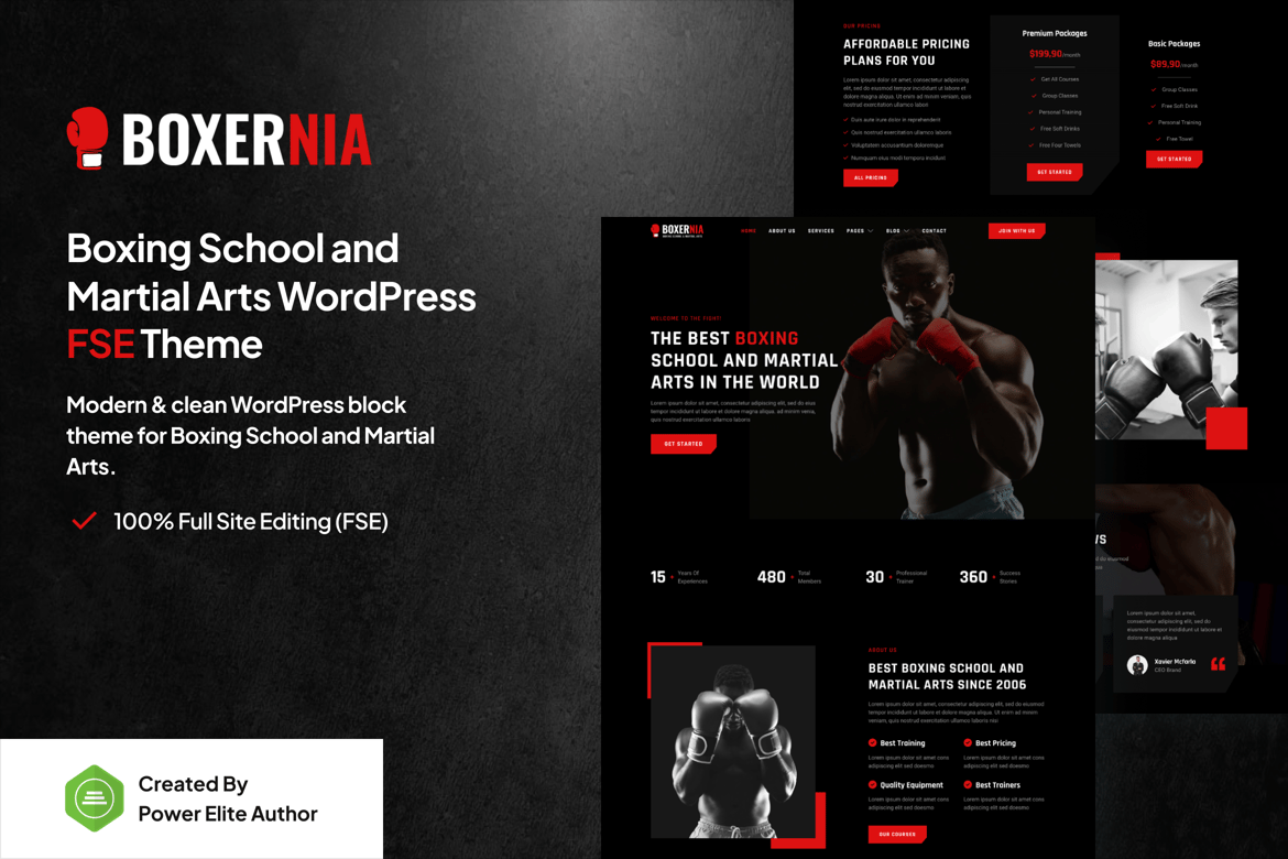 Download Boxernia – Boxing School & Martial Arts WP Theme