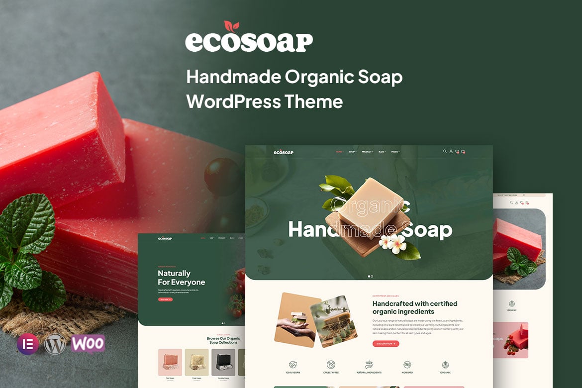 Download Ecosoap - Handmade Organic Soap WordPress Theme