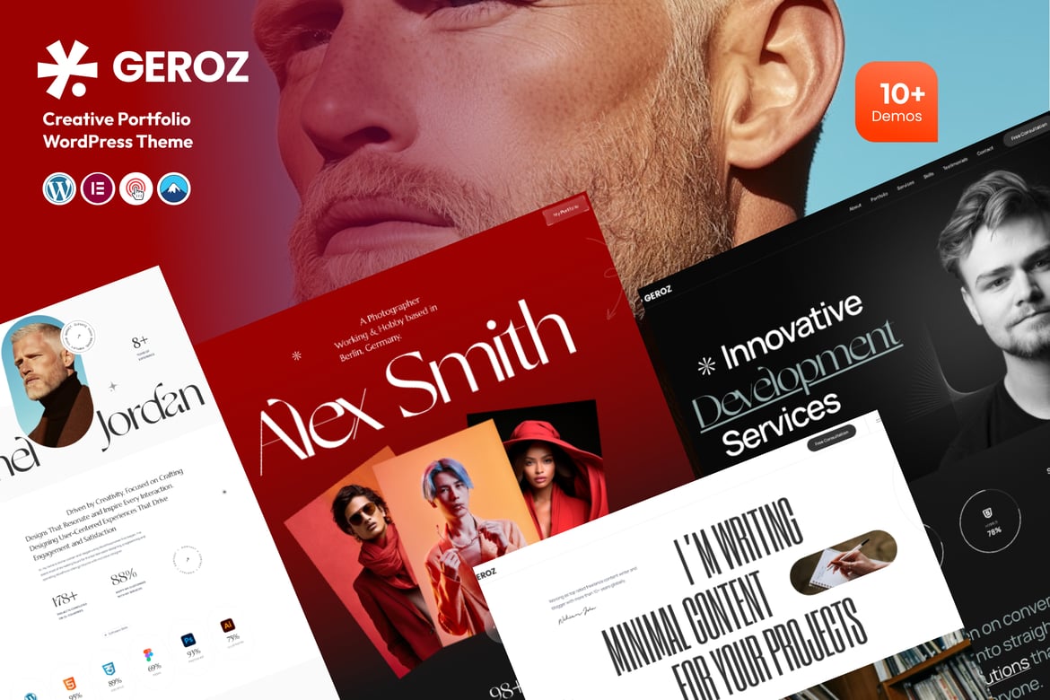 Download Geroz - Creative Portfolio Digital Agency WP Theme