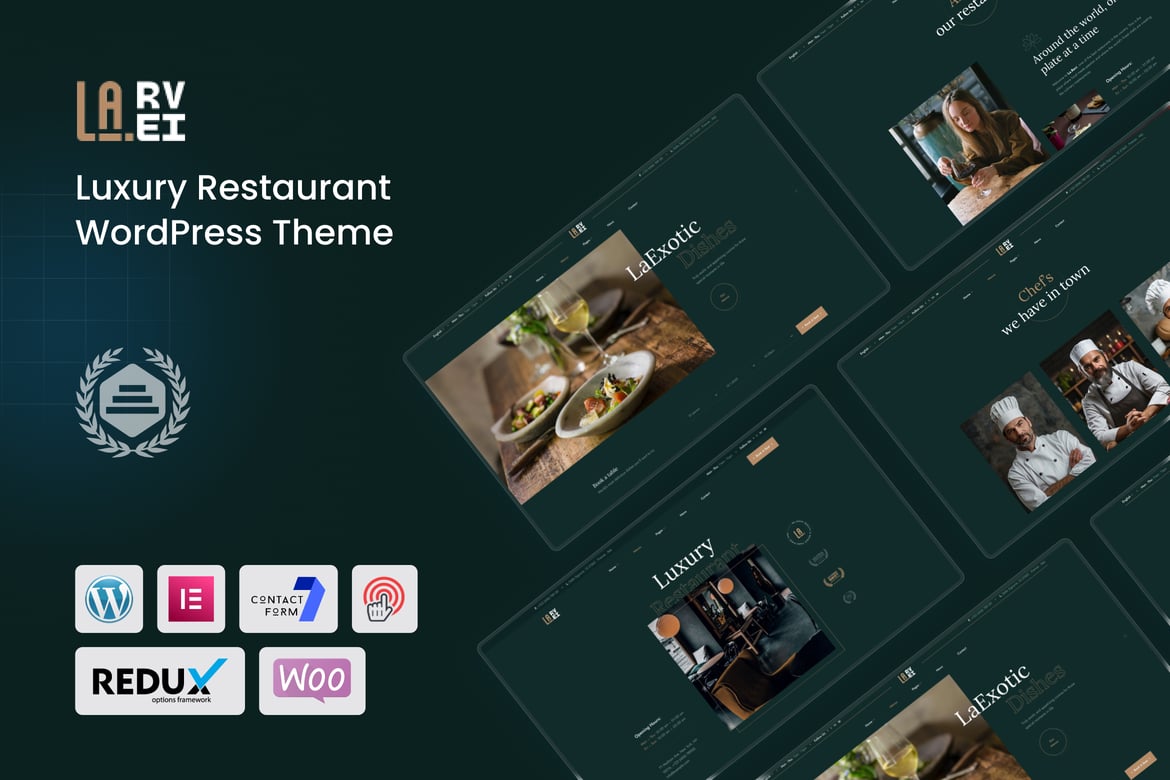 Download La.Revi - Luxury Restaurant WordPress Theme