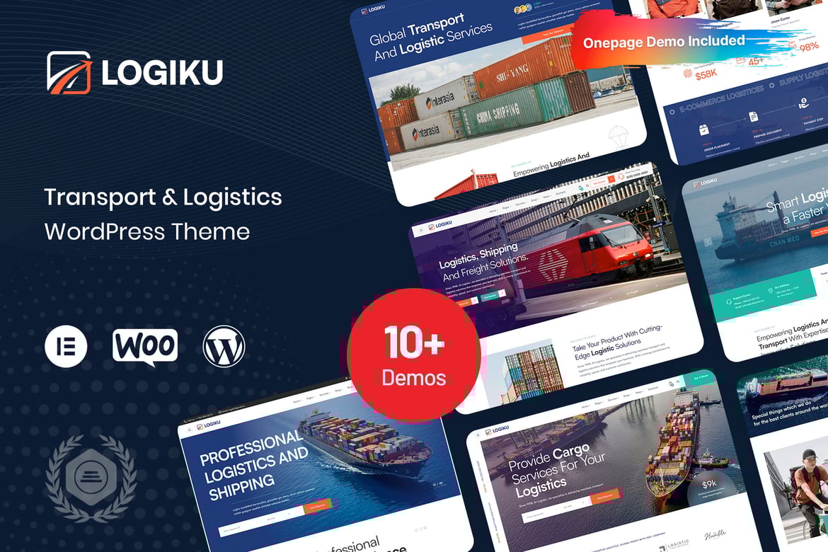 Download Logiku - Transport & Logistics WordPress Theme