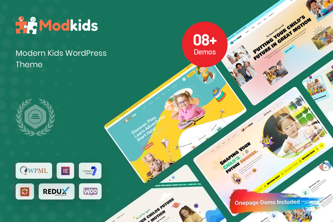 Download Modkids - Modern Kids WordPress Theme
