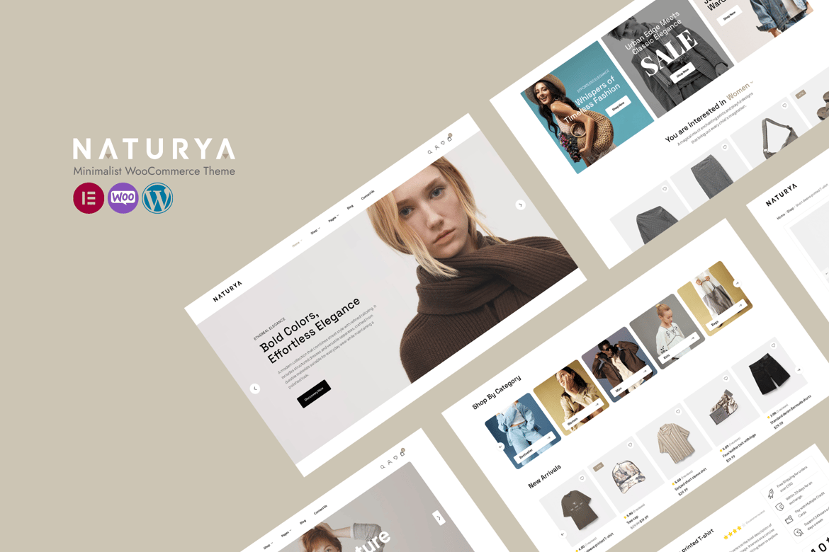Download Naturya - Minimalist WooCommerce WordPress Theme