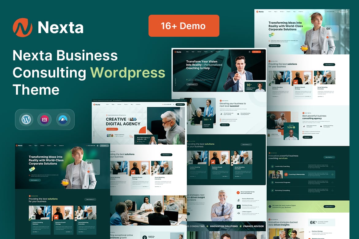 Download Nexta - Business Consulting WordPress Theme