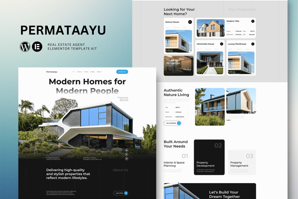 Download Permataayu - Real Estate Elementor Template Kit