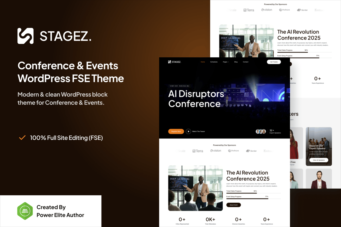 Download Stagez – Conference and Event FSE WordPress Theme